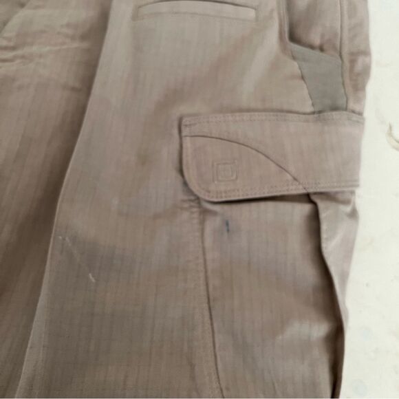 5.11 TACTICAL SERIES Pants Beige Ripstop Cargo Pockets Mens Size 36 x 36 - Picture 5 of 11